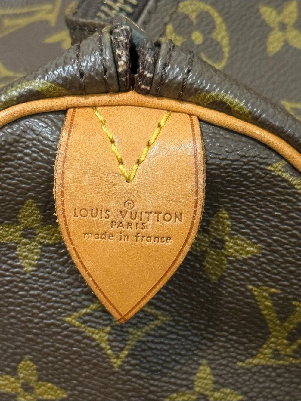 Authentic Louis Vuitton Keepall 45 w/ lock, key, tag, & buckle